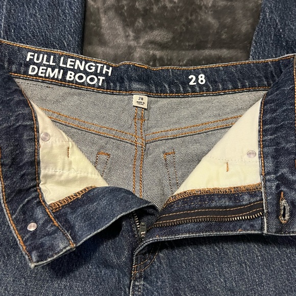 NWOT J.Crew Full Length Demi-Boot Jean in Kamari Wash size 28 - Picture 6 of 13